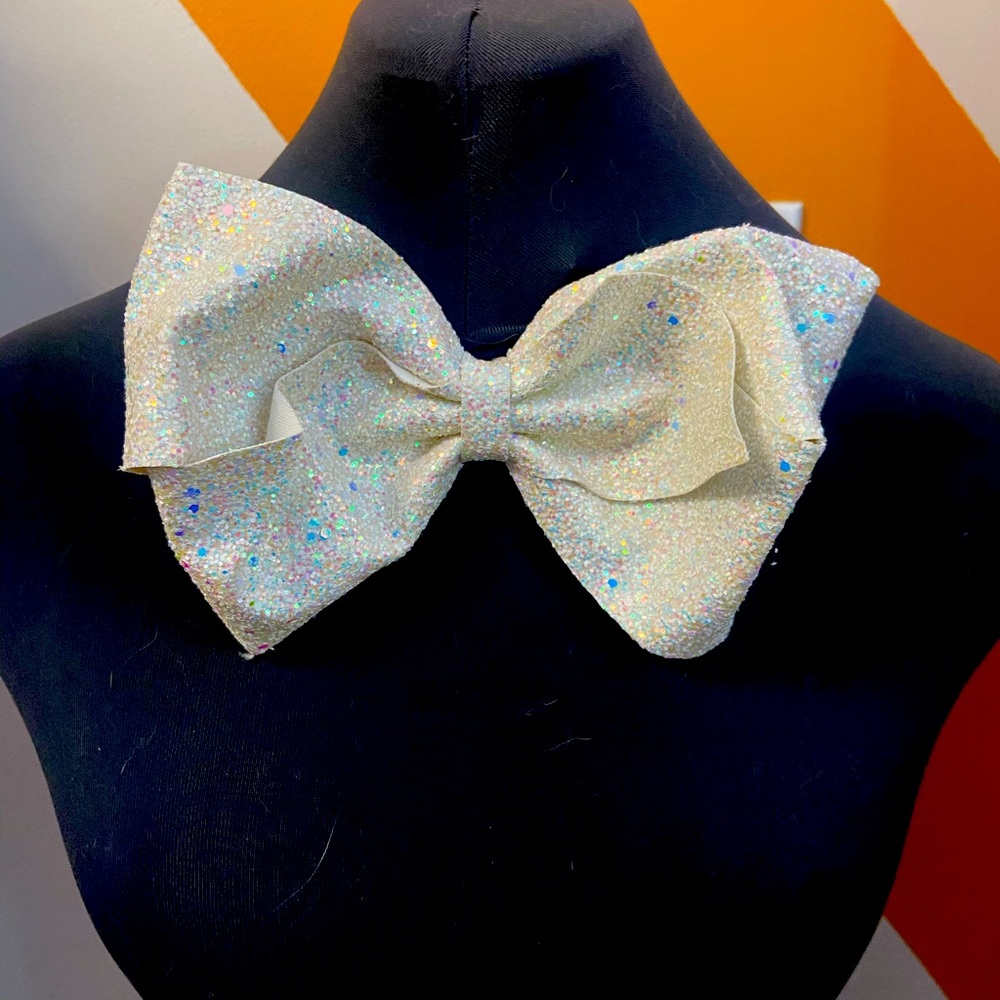 Women’s/Girls Giant Glitter Bow with Clip - typically for hair